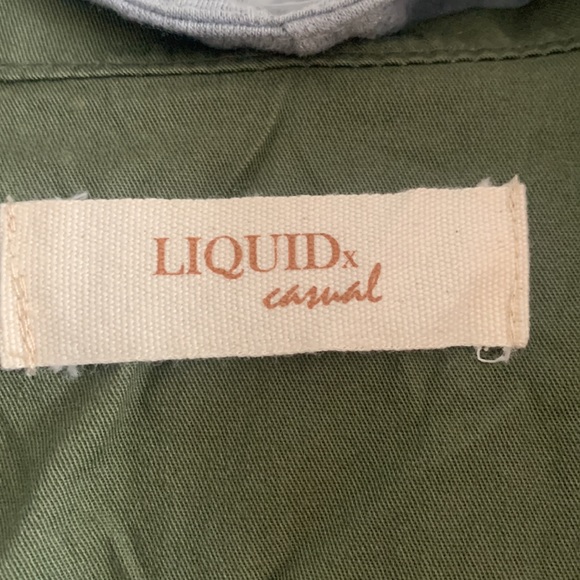 Green cargo jacket with cap - Picture 4 of 5